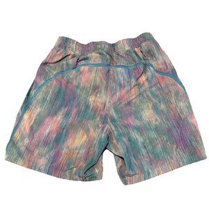 LULULEMON PACE BREAKER LINED 7" SMALL LIKE NEW Pixel Diffuse Multi PDIM